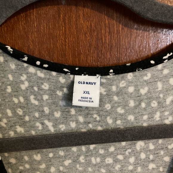 Black and White Faux Wrap style dress 3/4 length sleeve - Picture 3 of 3